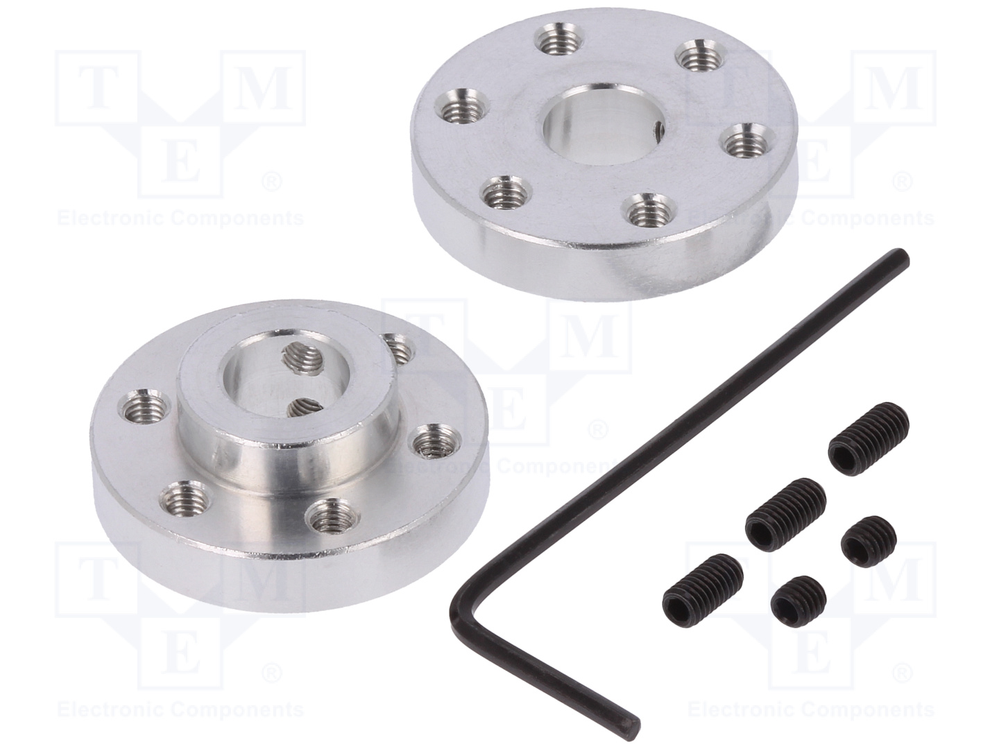 Pololu Universal Aluminum Mounting Hub for 8mm Shaft, M3 Holes (2Pack